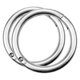 thumbnail image 1 of Hoop Nose Ring Cattle Nose Ring Farming Cattle Heavy Duty Stainless Steel Quick Installation 2Pcs, 1 of 5