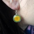 thumbnail image 2 of Cairui Design Sunflower Sunshine Daisy Flower 925 Sterling Silver Drop Earrings Handmade Women, 2 of 9