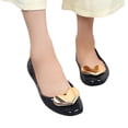 thumbnail image 3 of Sngxgn Women's Flat Shoes Comfortable Dress Shoes(Black,38), 3 of 6
