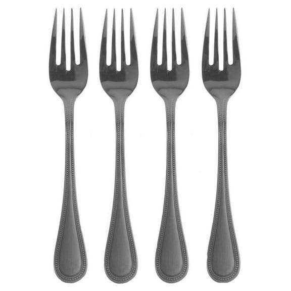 Drevy Beaded Antique 18/10 Stainless Steel 7" Salad Fork (Set of Four)