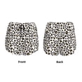 thumbnail image 4 of Disketp Heart Leopard Print Women's Shorts Workout Shorts for Athletic Gym Running Shorts with Phone Pockets X-Large, 4 of 8
