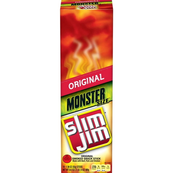 (Price/Case)Slim Jim 2620014061 Monster Original 1.94 oz 1.94 oz