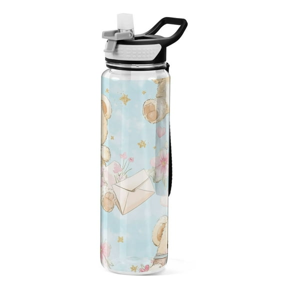 BZSMCE Sport Bottle Bear Moments Outdoor sports Water Bottle Size: 10.4x3in