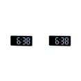 thumbnail image 2 of Reloj despertador digital LED Indicador de temperatura Injueey Concha blanca/colorida 2Conjunto, 2 of 6
