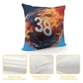 thumbnail image 4 of SHANXI Snooker Ball Throw Pillow Covers Square Pillowcase for Bedroom Couch Livingroom Case 18x18in, 4 of 5