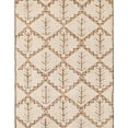 thumbnail image 1 of Ahgly Company Machine Washable Indoor Rectangle Abstract Brown Sugar Brown Area Rugs, 7' x 9', 1 of 7