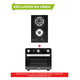 thumbnail image 2 of Combo DISA HOME Parrilla a Gas 2 Quemadores Cristal Templado y Horno con Freidora 23 L 02-02-0-121-6, 2 of 5