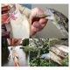 thumbnail image 4 of 15Pcs 35mm 0.3g Artificial PVC Lure Baits Smooth T-Tail Soft Fishing Lures - Orange White, 4 of 5