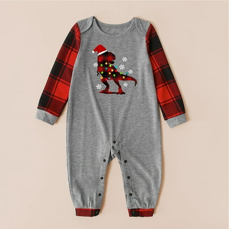 

Family Christmas Pajamas B Print Matching Sets Xmas Matching Pjs For Adults Kids Holiday Home Xmas Family Sleepwear Set （For Baby）