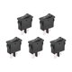 thumbnail image 1 of Interruptor de palanca mini barco negro para barco coche marino ON/OFF AC 250V/6A 125V/10A, 5 piezas, 1 of 4
