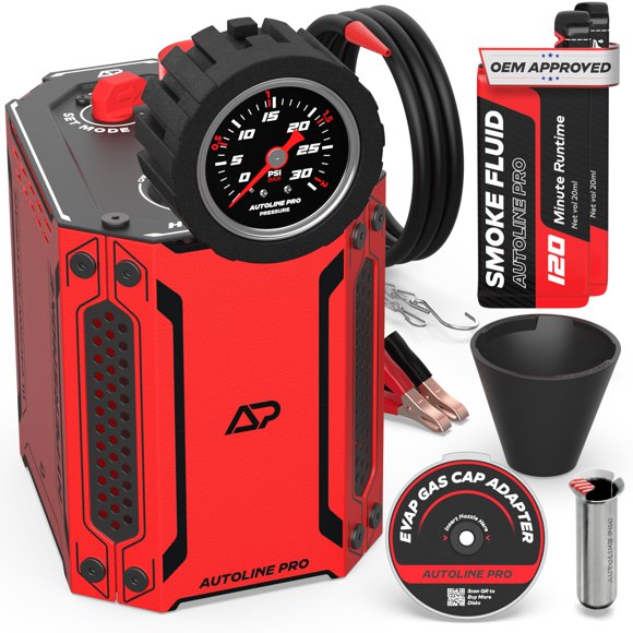 Máquina de humo AutoLine Pro HyperSmoke con detector de fugas y manómetro