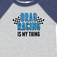 thumbnail image 4 of Inktastic Drag Racing is My Thing with Flags Boys or Girls Baby Bodysuit, 4 of 5