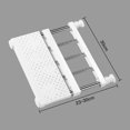 thumbnail image 4 of PENGXIANG Closet Tension Rod Shelf Adjustable Expandableshelves Wardrobe Cabinet Organizer, 4 of 7