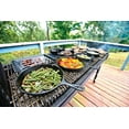 thumbnail image 2 of Lodge Cast Iron10" x 7.5" Oval Serving Griddle with Handle, LOS3, Black, 2 of 5
