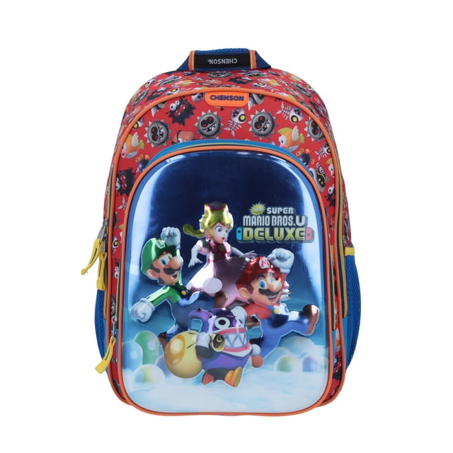 Mochila Grande Rojo Chenson Mario Bros Primaria XELU para niño CHENSON MARIO BROS MB64613-R