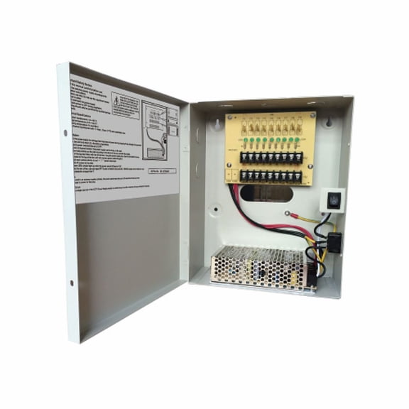 UltraTech 0E-1275AD9 9-Channel 7.5A CCTV Power Supply