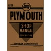 Bishko OEM Repair Maintenance Shop Manual Bound for Plymouth P7, P8 Series 1939