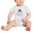 thumbnail image 2 of My Mustache Bring All The Boys To The Yard Cute Baby Rompers Boy Girl Unisex, 2 of 5