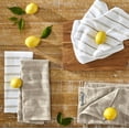 thumbnail image 2 of KitchenAid Albany Machine Wash White Striped, Solid Print Cotton Blend, Polyester Kitchen Towel, 2 of 4