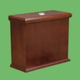 thumbnail image 2 of Toilet Part Dark Oak Hardwood Lowboy Flat Tank Only | Renovator's Supply, 2 of 3