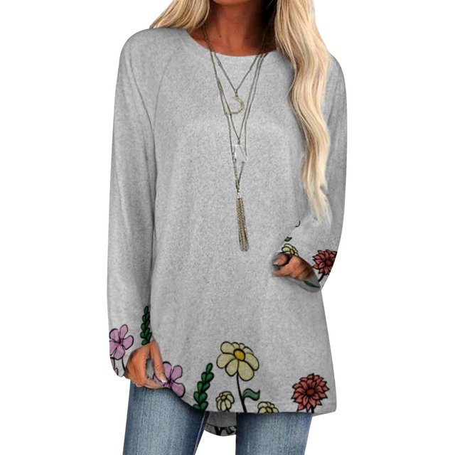 Motif Floral Coloré Mode Chandails à Capuchon pour Femmes Nouveau Sweat à Capuche Décontracté Chandails à Capuchon Chandail en Molleton Tops Fleur Florale Colorée
