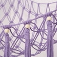 thumbnail image 4 of Hamaca de juguete YKBU de macramé hecha a mano, color morado, para animales de peluche, 4 of 7