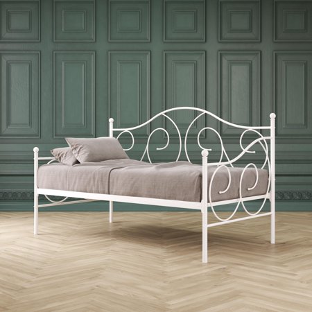DHP Victoria Metal Daybed, Twin, White