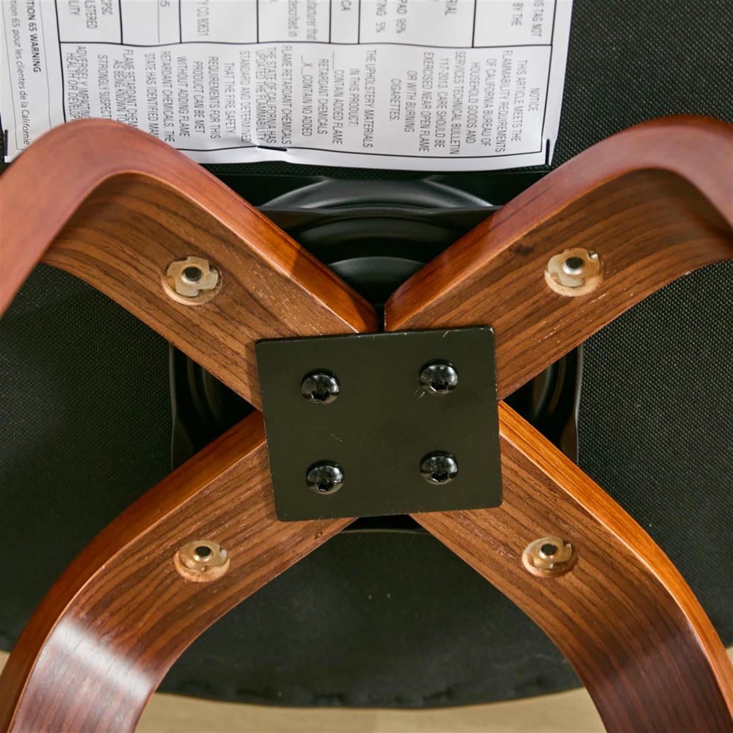 Demi Bonn 30" Counter Height Bar Stools Set of 2, Upholstered Swivel Barstools with Back, Kitchen Island Countertop Chairs for Dining Room, Black