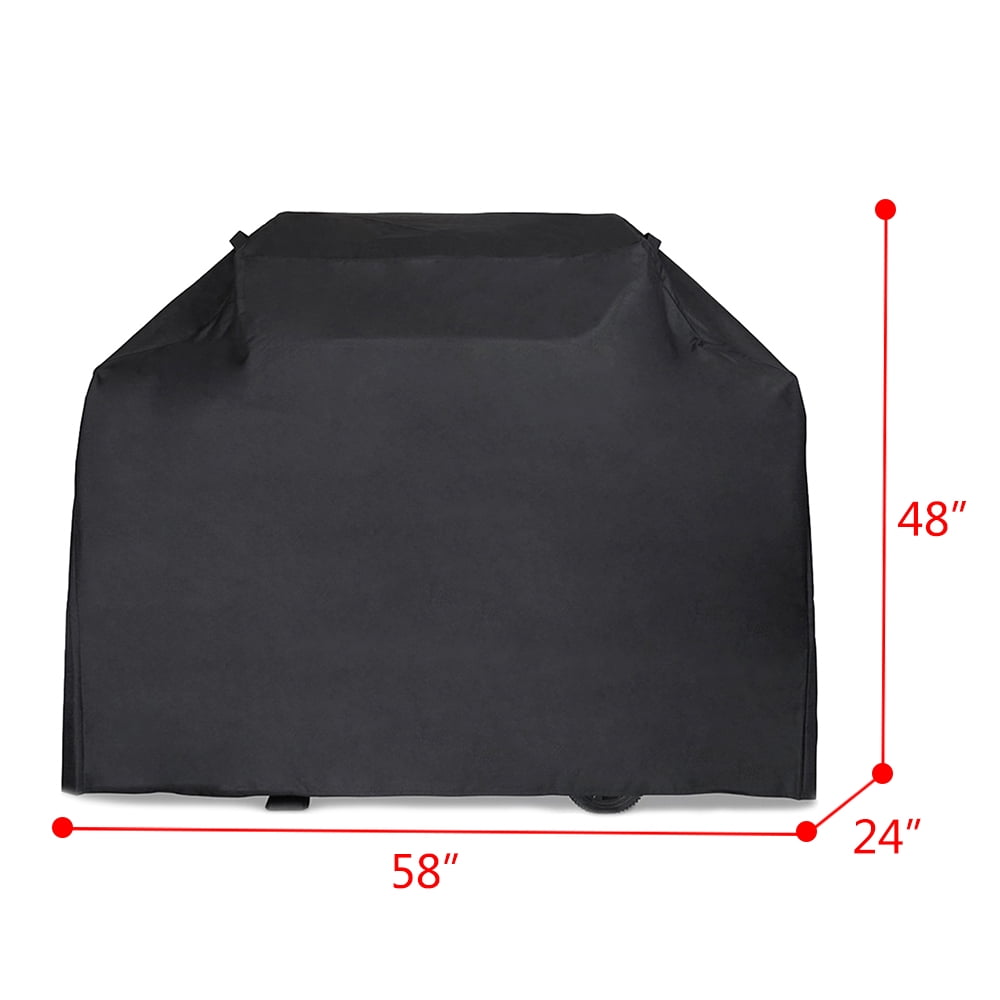 58" 64" 70" 72" BBQ Grill Gas Barbecue Black Cover Waterproof 600D Heavy Duty 