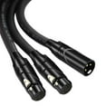 thumbnail image 7 of XLR Y-Splitter Cable, Dual Female XLR to Male XLR Mic Combiner Y Cord Balanced Adaptor Patch Cable (2 Female to 1 Male) 7.2, 7 of 7