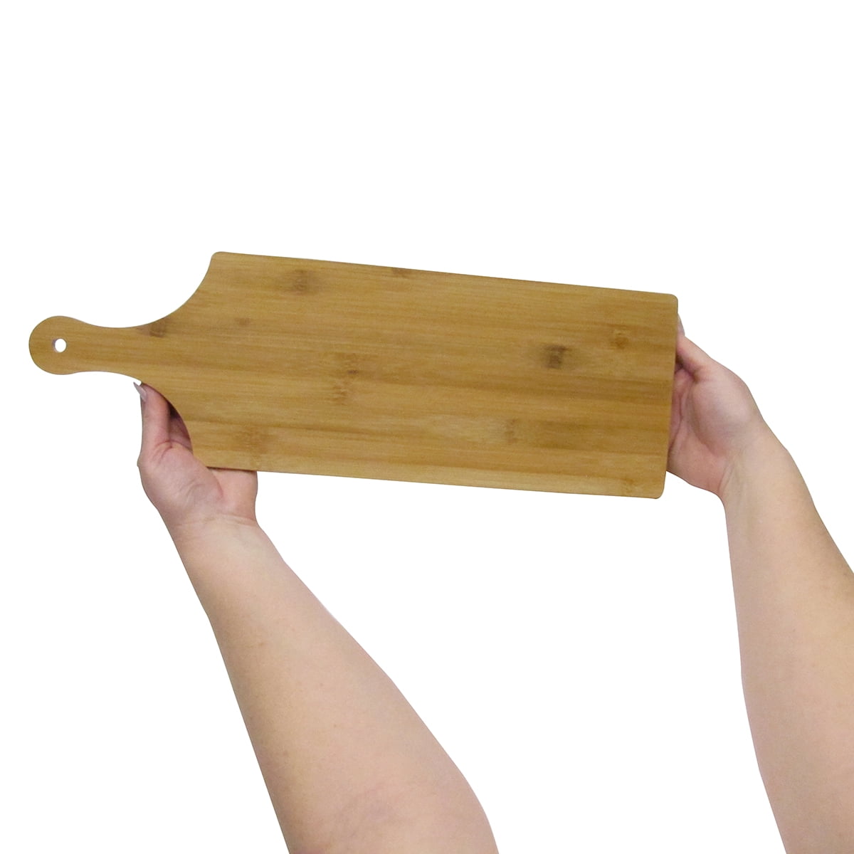 Bamboo Wood Cutting Board Wooden Pizza Tray Charcuterie Serving Kitchen Home Decor