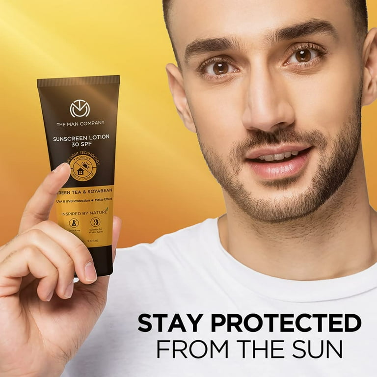 Sunscreen lotion men discount