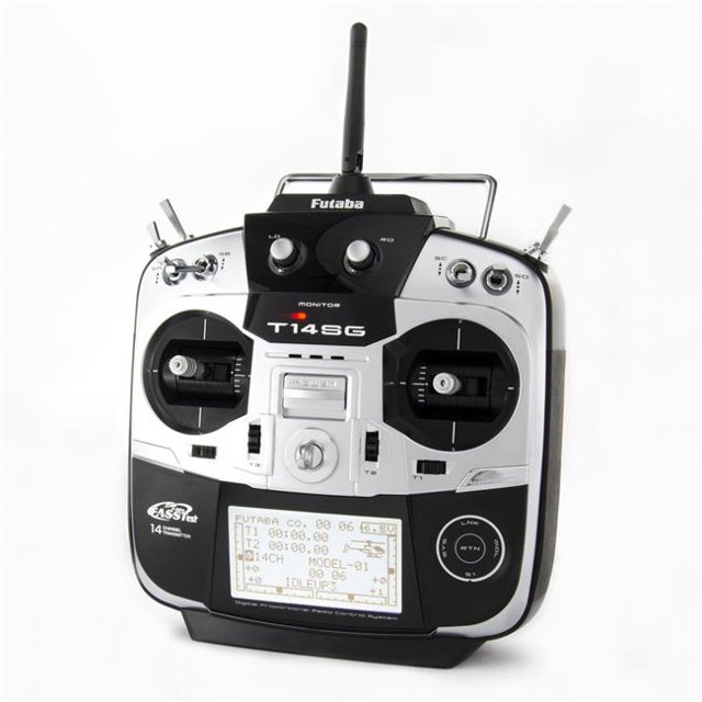 Futaba FUT01004365-3 14SG H 2.4GHz FASST Heli Spec Radio System with R7008SB