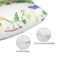 thumbnail image 3 of Rateoe Plants and Insects Pattern Decorative Pillow Case,Throw Pillow Covers,Plush Pillow Cover,Soft Pillow Case,Velvet Pillow Case-16"x24", 3 of 6