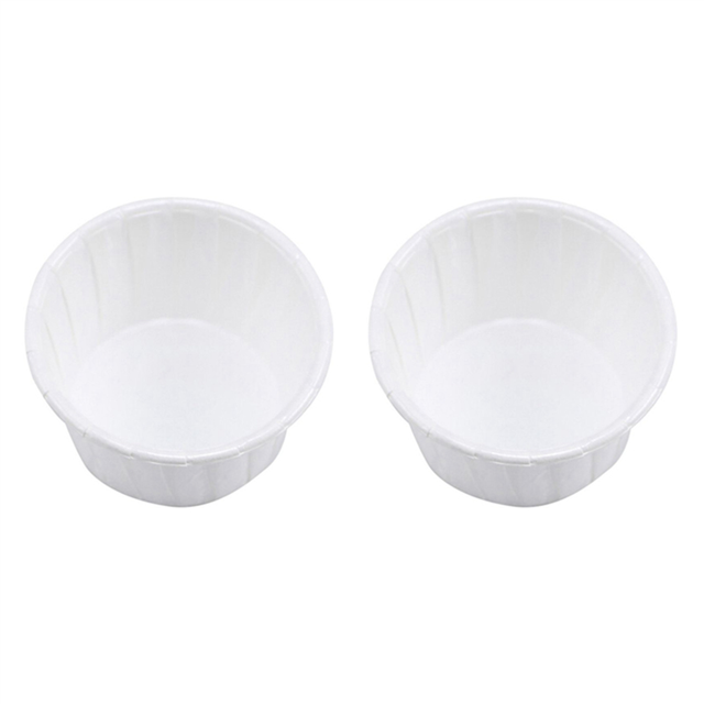 200 Piezas Vaso de Papel Contenedor de Frijol de Depilación E Pelo de Cara Pelo de Nariz Bandeja de Papel de la Torta Tazón de Papel Organizador de Helado de de Fusión