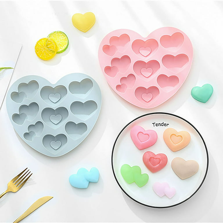 Silicone Mold Flower Cake Fondant Mold,6 Piece,Rose Silicone Mold,Leaf Mold  for Cupcake, Chocolate,Jelly,Mini Muffins and Candy Making