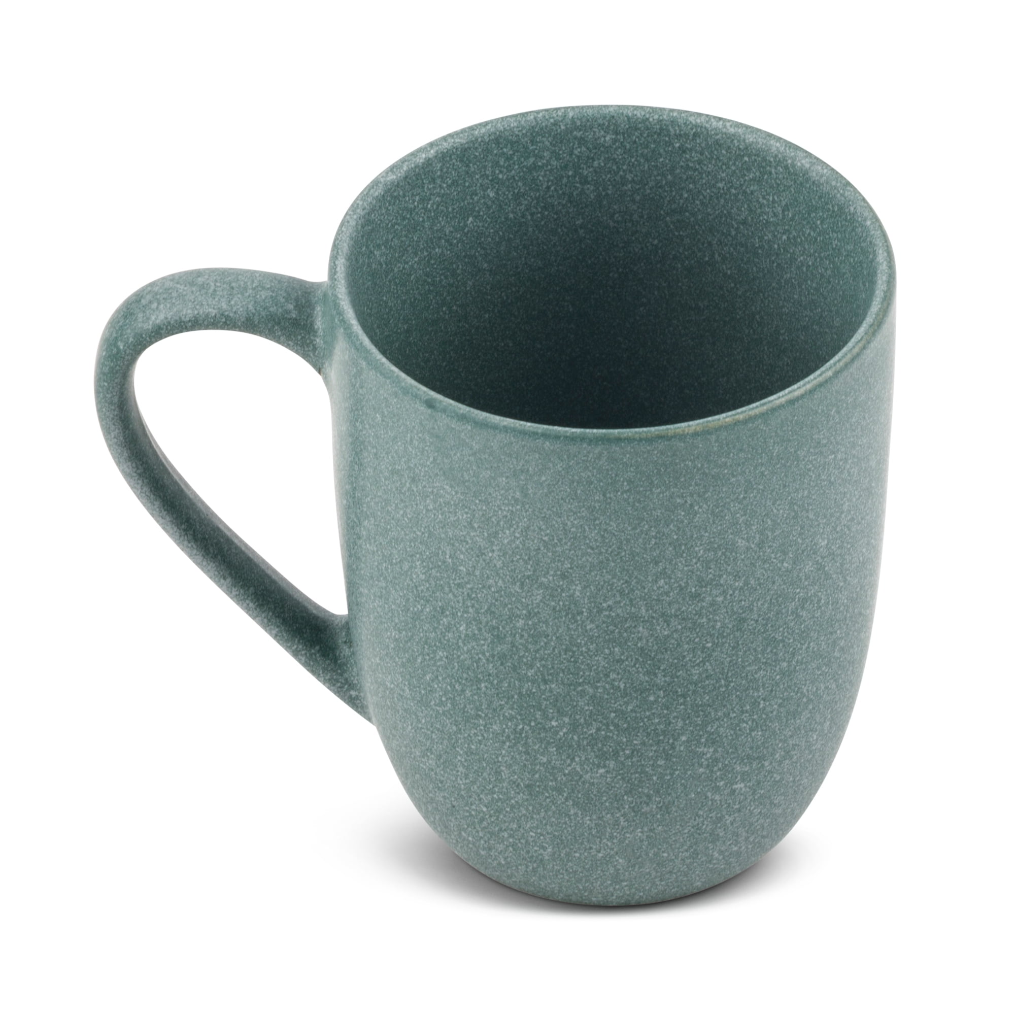 (2 pack) Thyme & Table 17 oz Caspian Green Collection Stoneware Mug