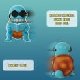 thumbnail image 3 of Figura de acción HUOGUO Funny Squirtle con gafas de sol y libro, 3 of 5