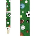 thumbnail image 2 of SuspenderStore Kids' Sport Balls Suspenders - 1-Inch Wide Elastic - Clip - 3 Sizes, 2 of 4