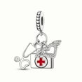 thumbnail image 1 of Charms 100 % Real 925 Plata Esterlina Niños Y Niñas Iipstick Bolsa De Tacones Altos Encantos Abalorios Ajuste Original Pandora Pulsera Hacer Regalos De Joyería De Moda, 1 of 4