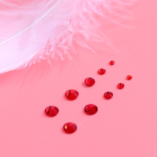 NUOLUX 1Pqt Rhinestone Decoration Rojo Para Con Chic Y Uso