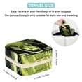 thumbnail image 5 of Crocodile Travel Portable Square Organizer Box: Earring Organizer & Jewelry Display for Girls and Women, 5 of 6
