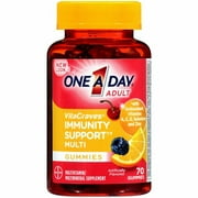 One-A-Day VitaCraves Immunity Support Multivitamin Gummies 70 ea (Pack of 4)