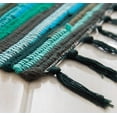 thumbnail image 5 of Nvzi Chindi Rag Rug, Machine Washable Cotton Reversible Rag Rug Hand Woven Multi Color Striped Area Rug Floor Rugs for Bedroom, Living Room, Kitchen and Laundry Room (28" x 47", Green), 5 of 5