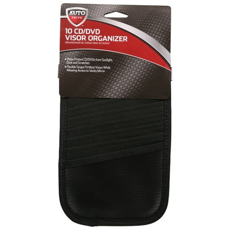 Auto Drive 10 CD/DVD Visor Organizer