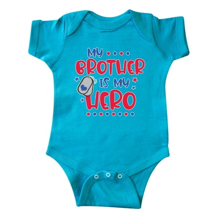 

Inktastic Memorial Day My Brother is My Hero Gift Baby Boy or Baby Girl Bodysuit
