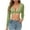 Green-02, variant on STETMN Women Long Sleeve Cropped Tops Workout Bolero Shrug Sexy Deep V Neck Sport Tracksuits