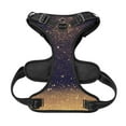 thumbnail image 5 of Lsque Gold Black Glitter Dog Harness, No-Pull Pet Harness with 2 Leash Clips, Adjustable Soft Padded Dog Vest with Easy Control Handle for Large Dogs-, 5 of 9