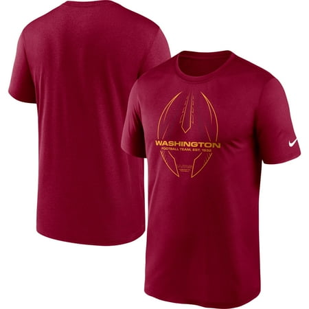 Men's Nike Burgundy Washington Football Team Team Legend Icon Performance T-Shirt