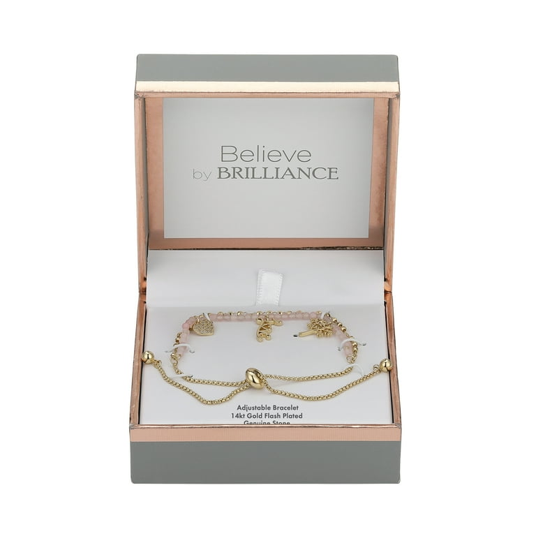 Heart Bracelet Two Tone Rose Gold-plated with Two Strands Heart Bracelet Two Tone Rose Gold-plated with Two Strands